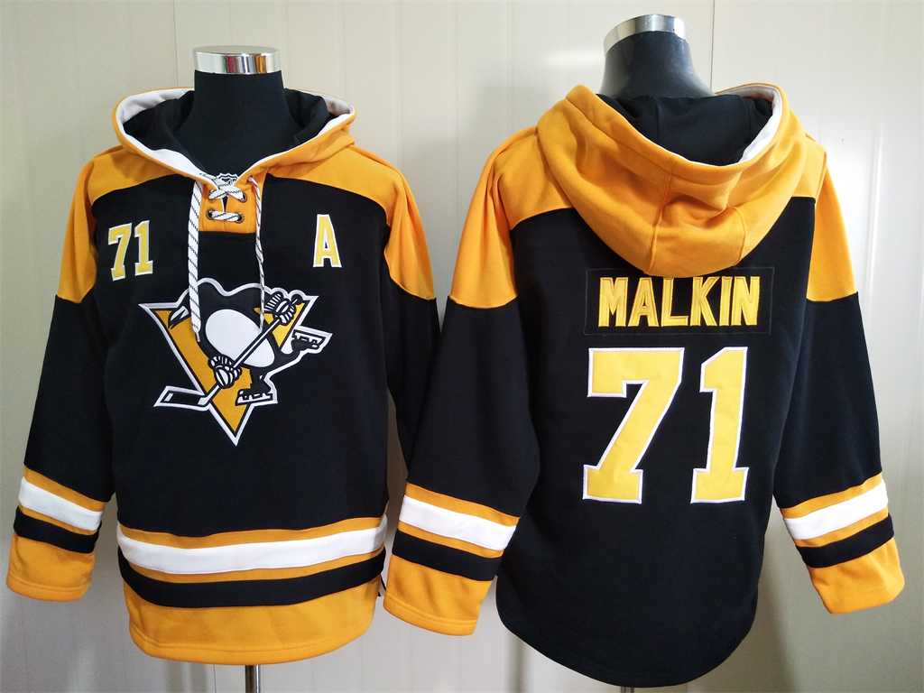 Penguins 71 Evgeni Malkin Black All Stitched Pullover Hoodie,We sell and wholesale Penguins 71 Evgeni Malkin Black All Stitched Pullover Hoodie on line form chian!